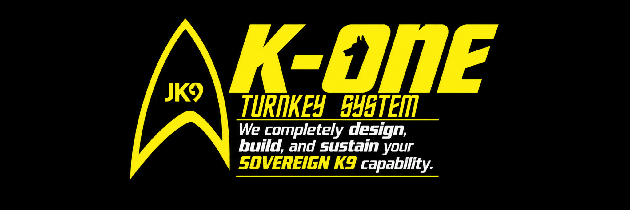 K-ONE TURNKEY SYSTEM — official JK9 artwork